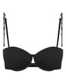 Bikini top push-up Pearl - Black