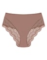 High-waisted panties Brillant - brown