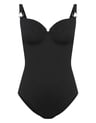 One-piece swimsuit Pearl - Black