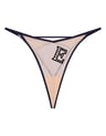 Thongs Ora - black and gold