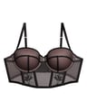 Semi-padded bra Barely - black and gold