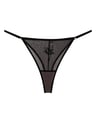 Thongs Barely - black and gold