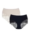 High-waisted briefs Pansy - Beige