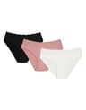 High-waisted panties Plum - Multi