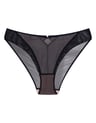 Panties Brittany - black and gold