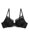 Push-up BH Blueberry - Schwarz