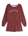 Ladie's set Nimes - maroon