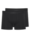Lange Boxershorts Move (2 Paar) - Schwarz