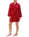Szlafrok chenille Kate Spade - bordowy