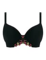 Biustonosz usztywniany loveland moulded plunge Freya - Black