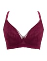 Biustonosz bralette alexis Panache - bordowy
