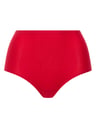 Majtki z wysokim stanem soft stretch Chantelle - czerwony