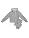 Piżama fleece hooded & legging DKNY - szary