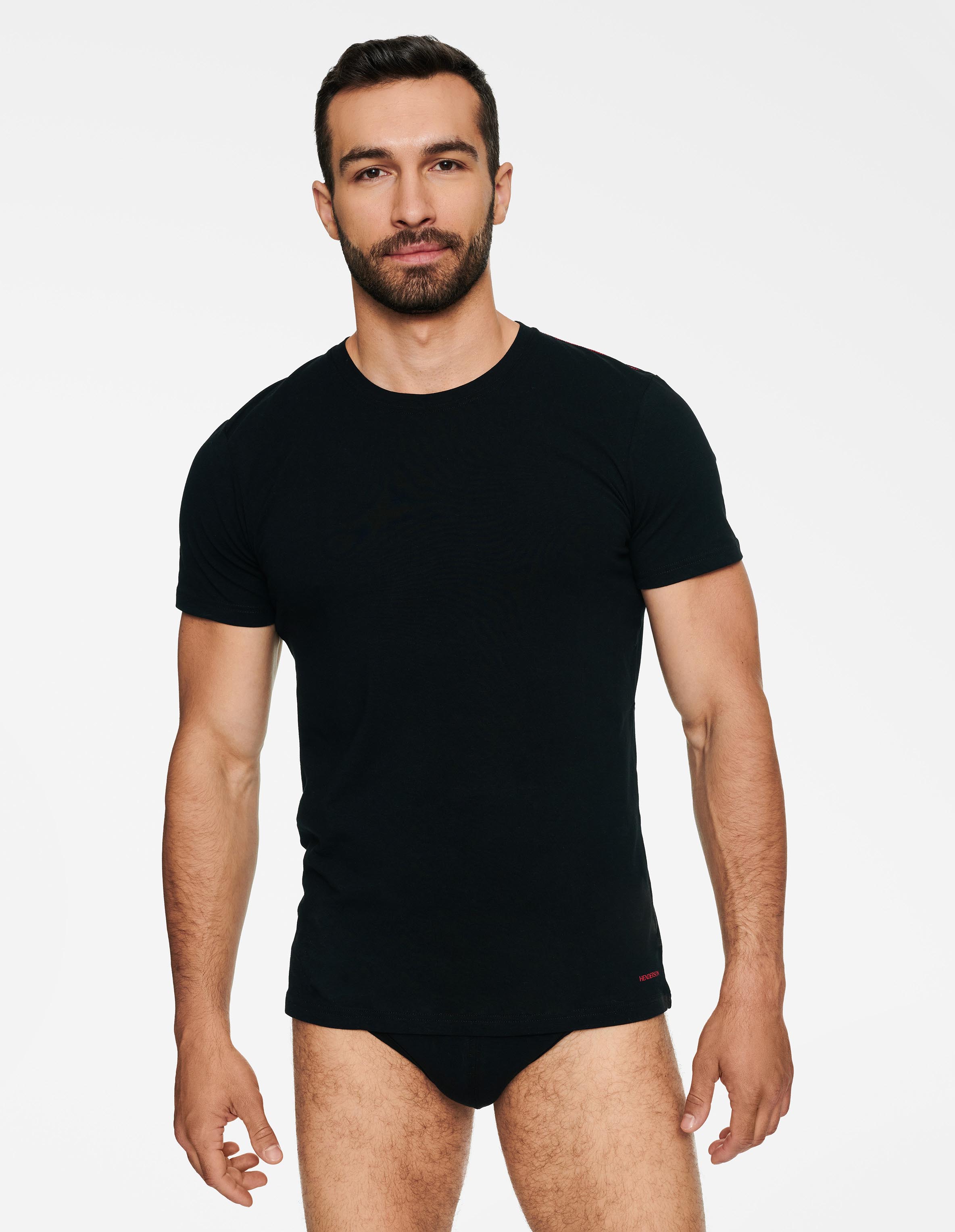 T-shirt Bosco Basic - granatowy | HENDERSON