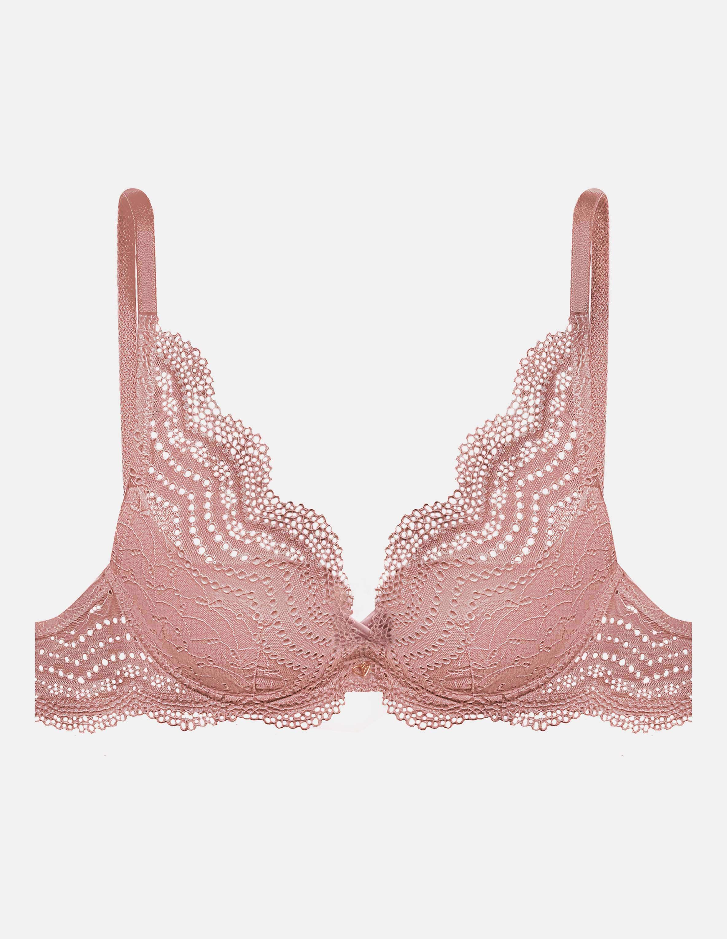 Biustonosz push-up Katherine - brązowy | ESOTIQ