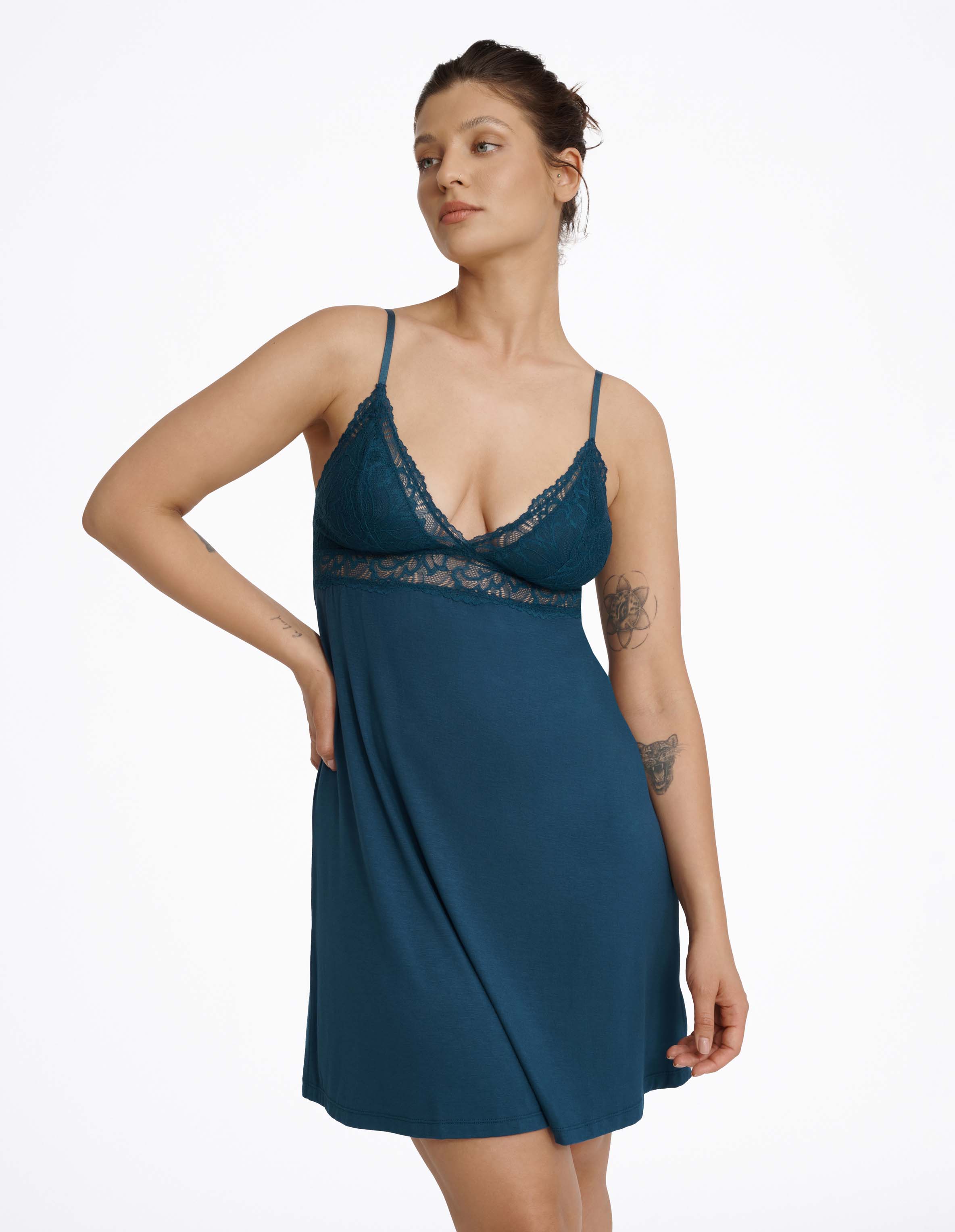 nox v neck pjs