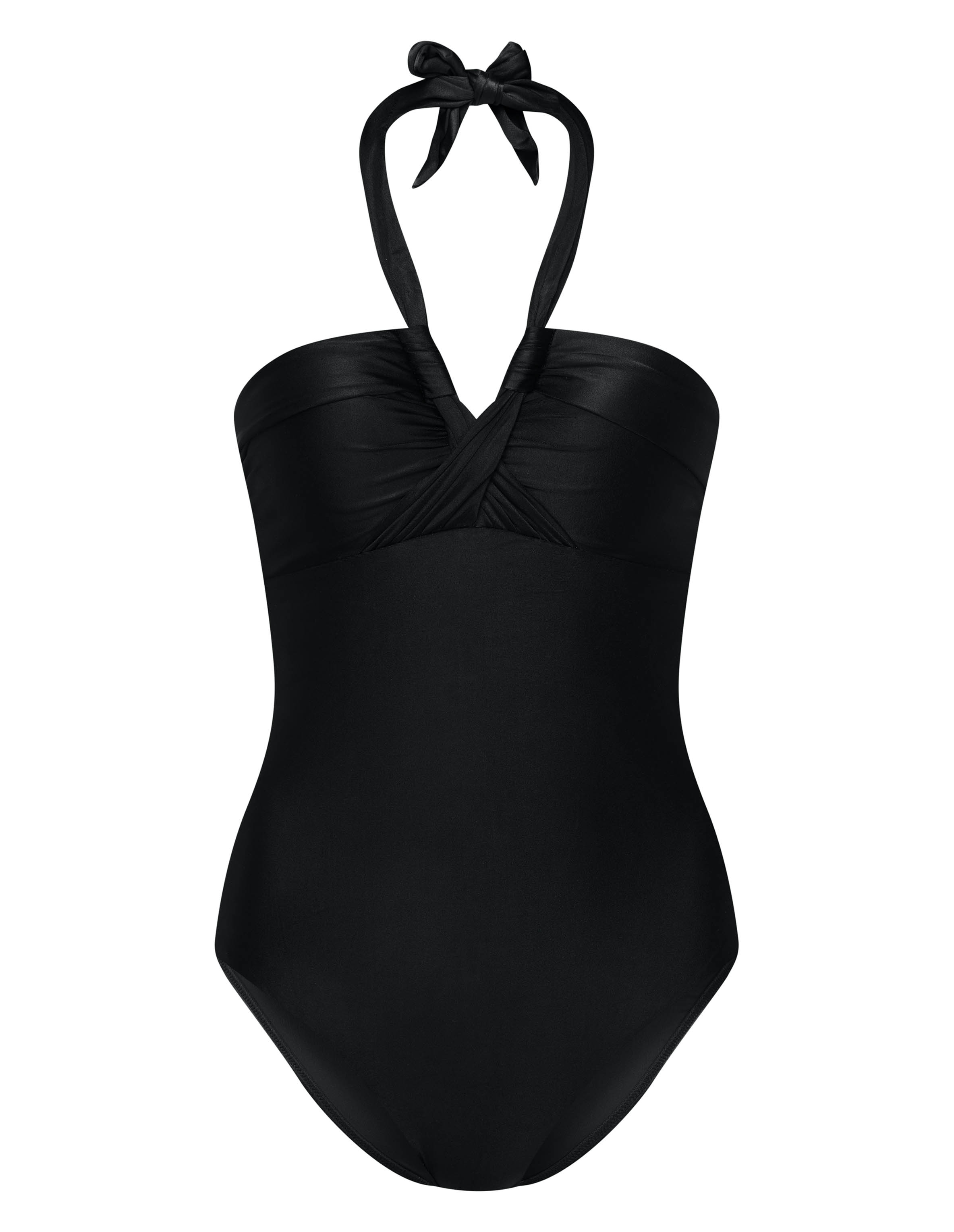 One-piece swimsuit Truffle - black | ESOTIQ