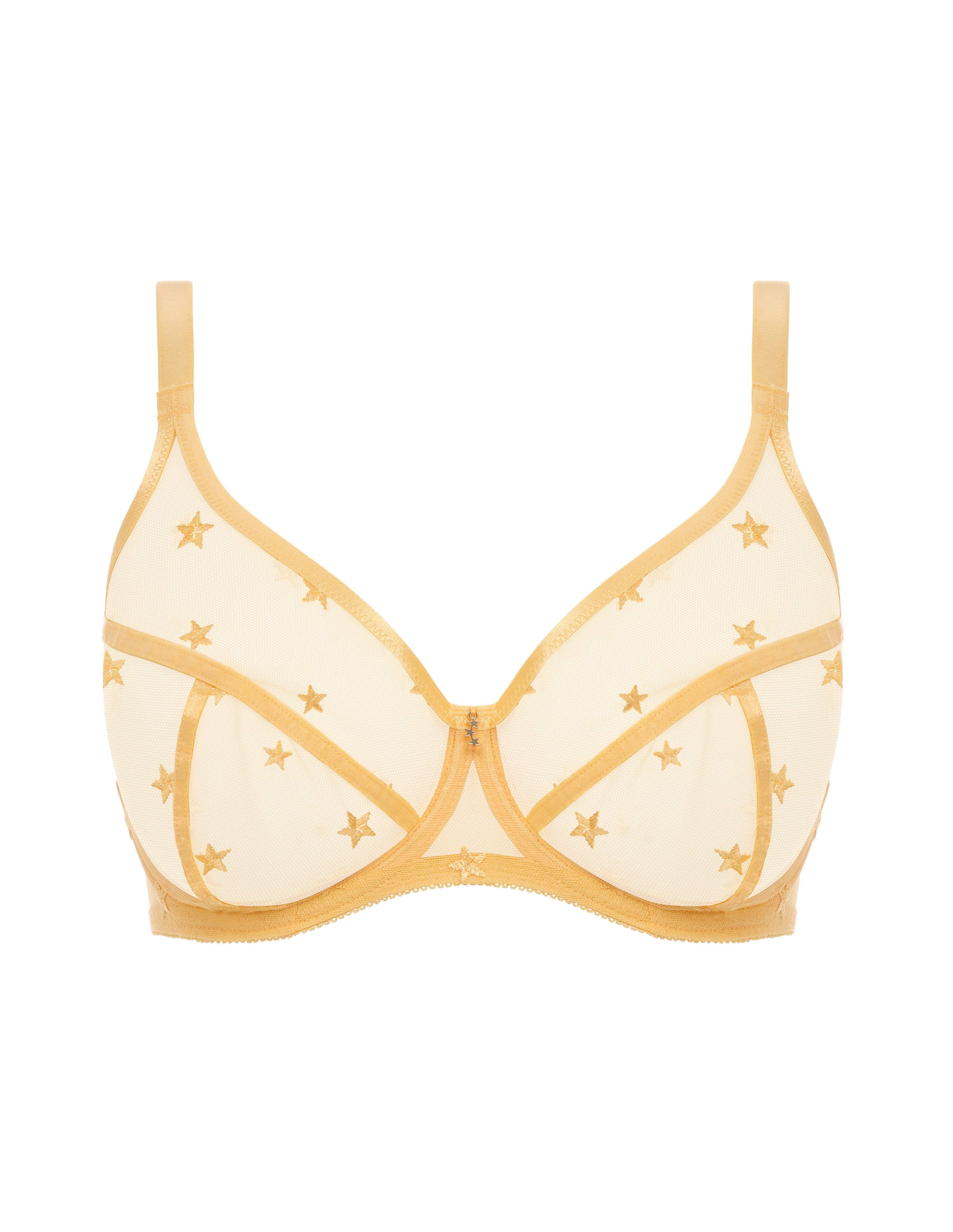 Biustonosz miękki snapshot star high apex plunge Freya - żółty